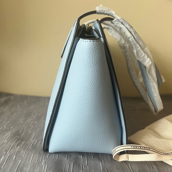 Tory Burch Robinson Pebbled Small Tote - Picture 5 of 8